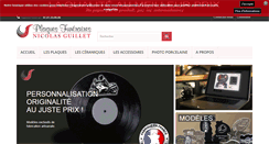 Desktop Screenshot of plaquefuneraire.com